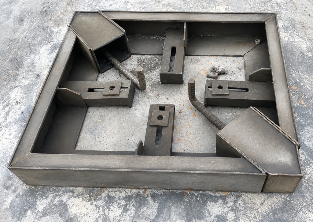 casting mould with edge box