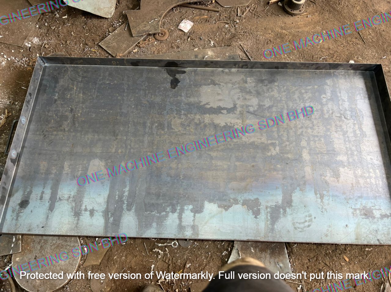 Metal Drip Tray For Genset Puchong ONE MACHINE ENGINEERING SDN BHD